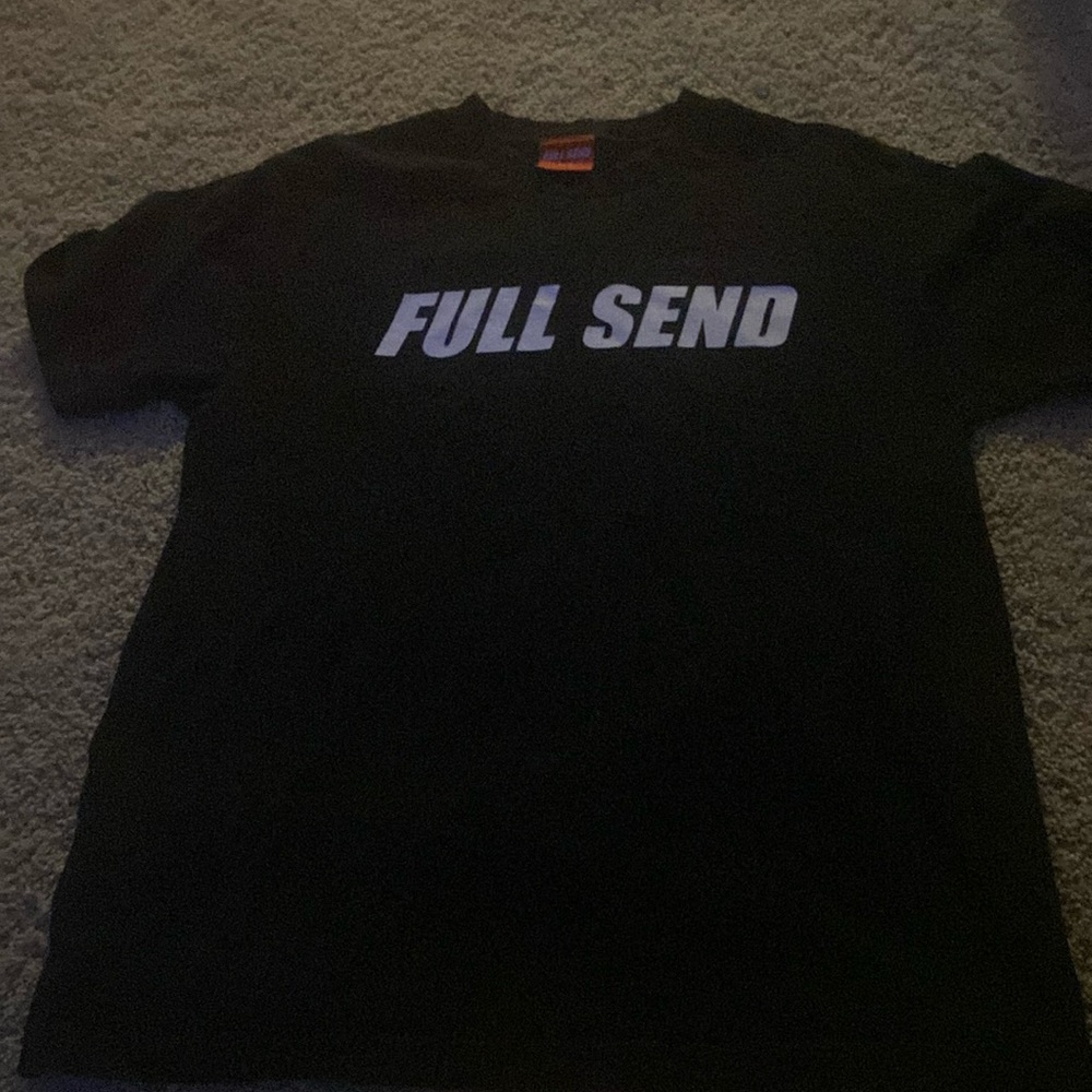 FULL SEND ORIGINAL T SHIRT BLACK SIZE LARGE L